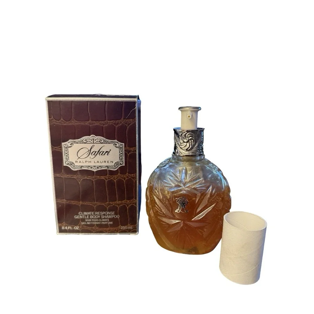 Safari By Ralph Lauren Climate Response Gentle Body Shampoo 8.5oz ReadD..FULL AS